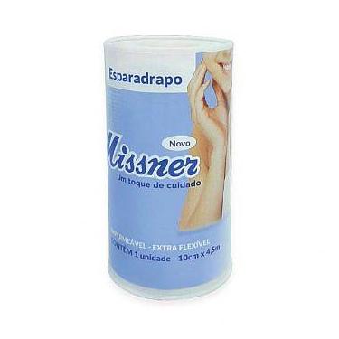 Imagem de Esparadrapo Impermeável Branco Missner 10cm x 4,5m