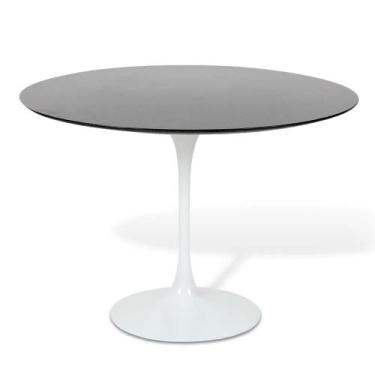 Imagem de Mesa Saarinen Redonda São Gabriel 90cm - Base Branca - mgsaarinen