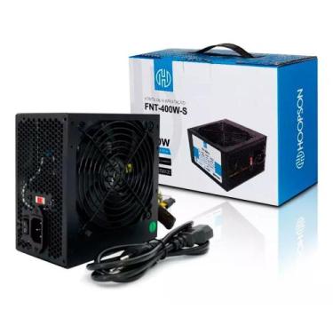 Imagem de Fonte De Alimentação Gamer 400w Atx Com Cabo Bivolt Pc - HOOPSON