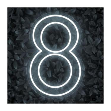 Imagem de Luminoso Numero Neon Led 50 Cm Festa De 0 A 9 - Art Studio Design, 8, 