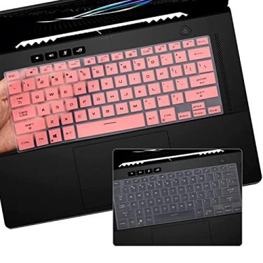Imagem de Pacote com 2 capas de teclado para ASUS ROG Zephyrus G14 G15 GA402 G402RJ GA503 GA503 GA503QR/QS/QM, ROG Zephyrus M16 GU603HM, TUF Dash F15 FX516PR FX516PM TUF516PE TUF516PR. , ASUS ROG Flow X; 13