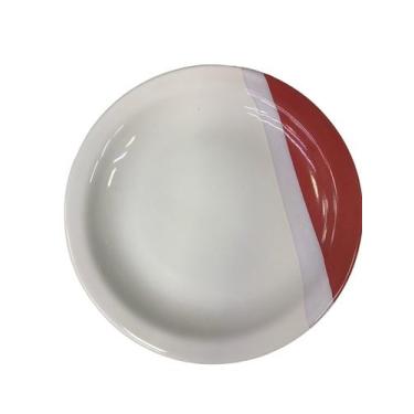 Imagem de Prato De Cerâmica Para Sobremesa Linha Atual Vermelho - Brasilia
