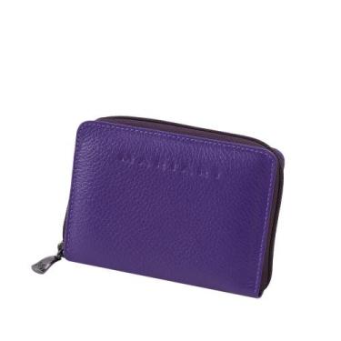 Imagem de Carteira de Couro Mariart Citrino, Blueberry