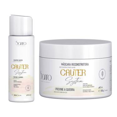 Imagem de Kit Reconstrução Cauter 300g  ( shampoo + máscara)