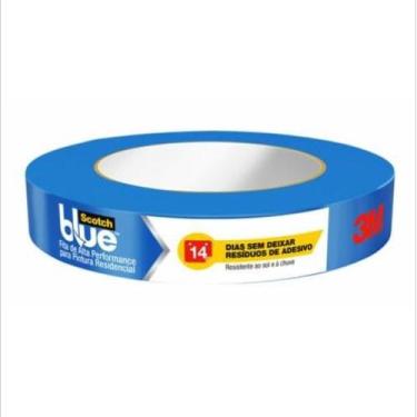 Imagem de Fita Crepe Azul Pintura 3m 24mm X 50m Scotch Blue