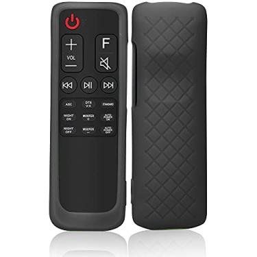 Imagem de Capa para controle remoto LG Sound Bar, capa para LG Soundbar AKB75595331 / AKB75595321A / KB75595401 capa protetora de controle remoto preta