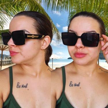 Imagem de Óculos De Sol Feminino Luxuoso Com Estojo E Lenço De Limpeza - Alra Se