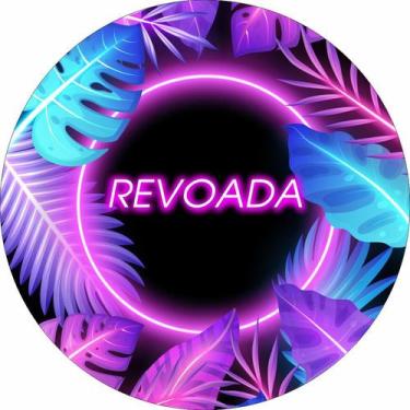 Imagem de Painel de Tecido Sublimado Redondo Temas Tropical Balada c/ Elástico 1