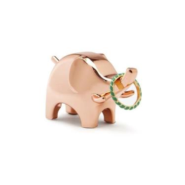 Imagem de Porta-anéis Elefante Anigram Cobre - Umbra