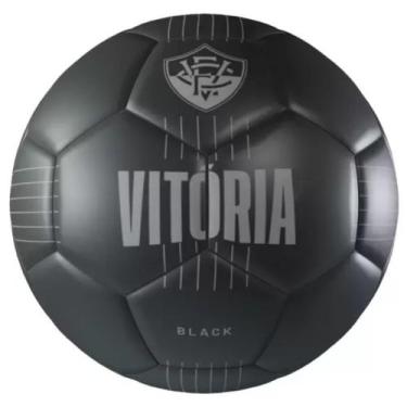 Imagem de Bola De Futebol Oficial Vitória Black - Sportcom