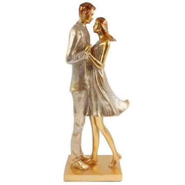 Imagem de Figura Decorativa Casal 34 X 11 X 7 Cm - TAIMES