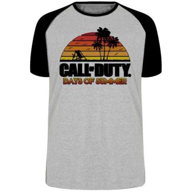 Imagem de Camiseta Call of Duty Summer Blusa Plus Size extra grande adulto ou in