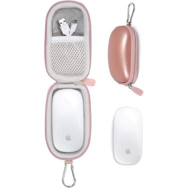 Imagem de Capa transporte p/ Apple Magic Mouse resistente, c/ bolso malha e puls