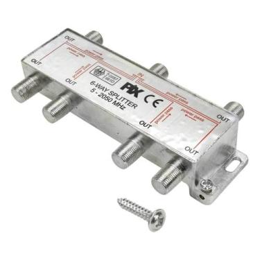 Imagem de Divisor De Sinal Alta 5-2050mhz  1x6 Antenas Coletiva - PIX