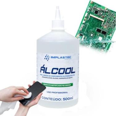 Imagem de Alcool Para Limpeza De Eletronicos Pci 500Ml Implastec 99,8%
