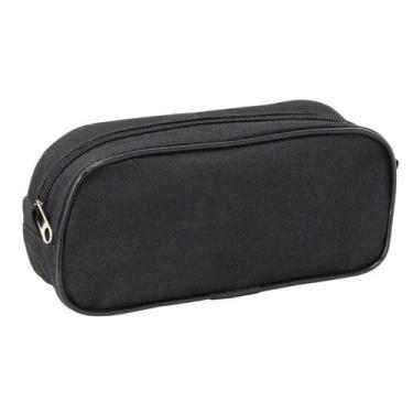 Imagem de Estojo Escolar LS Bolsas 1 divisão Preto - EE2142