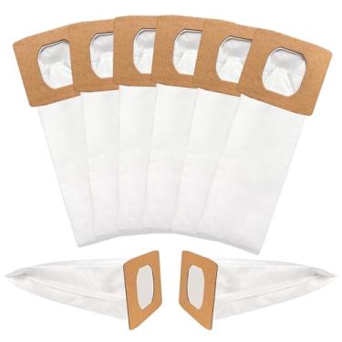 Imagem de Pacote com 8 sacos para aspirador de pó tipo I HEPA compatíveis com aspirador de pó Hoover Platinum tipo I, peça de substituição AH10005