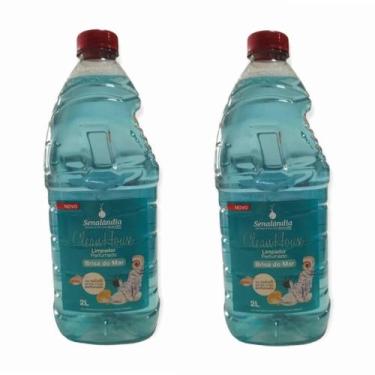 Imagem de 2 Limpador Multiuso Perfumado 2 Litros Marca Senalândia Desinfetante C