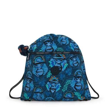 Imagem de Mochila Kipling Supertaboo Blue Monkey Fun-Feminino