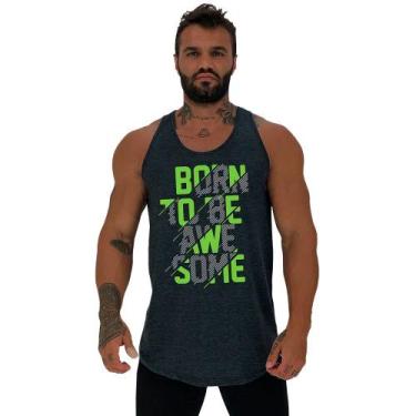 Imagem de Regata Longline Estampada Masculina MXD Conceito Born To Be, P, Mascul