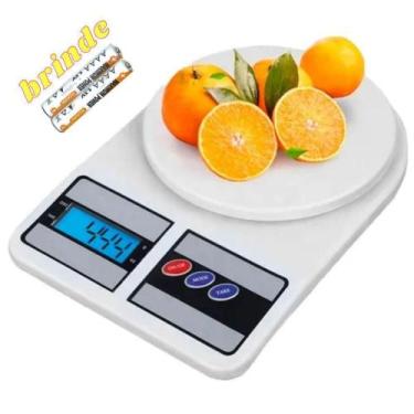 Imagem de Balança De Cozinha Digital Alta Precisão Até 10kg + 2 pilhas - 123 Uti