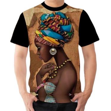 Imagem de Camiseta Camisa Ads Mulher Afrodescendente Consciência Negra - Fabriqu