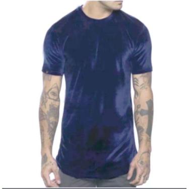Imagem de Camiseta Veludo Longline - DBS, Azul marinho, G