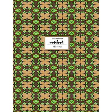 Imagem de Notebook: Beautiful Pattern BB50 - Ruled Notebook - (8.5 x 11 inches) Large - 110 Pages