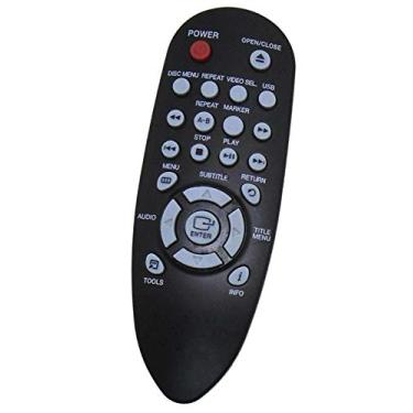 Imagem de Controle remoto substituído compatível com Samsung DVD-E360/XU DVD-C350/XAA DVD-C370 DVD-C350K DVD-P190/XME DVD-P191/XCH DVD-P190/XAA DVD VCR Combo Player