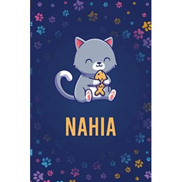 Imagem de Nahia : Cute Cat Journal: Notebook With Name On Front Cover, 120 pages College Ruled Notebook Journal & Diary for Writing & Note Taking for Girls and ... Personalized Notebooks For Girls And Women)