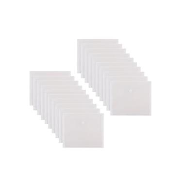 Imagem de YESSART Envelopes de plástico transparente tamanho carta 21 x 27 cm com reforço expansível para armazenamento de arquivos de documentos, pacote com 20 fechos de gancho