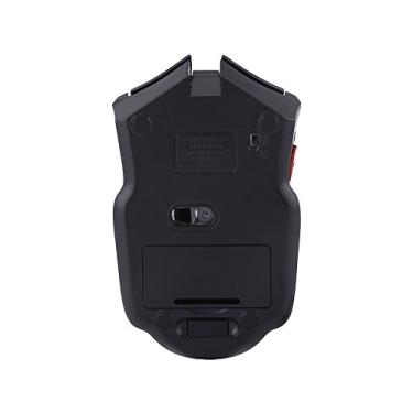 Imagem de Mouse para Jogos de 2,4 GHz, 3 Cores para Escolher, Mouse Sem Fio, Fácil de Transportar, Mouse para Trabalho, Aprendizagem, Negócios, Jogos, Mouse para Jogos (Vermelho)