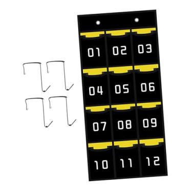 Imagem de WeiLaiKeQi Tabela de bolso para sala de aula Organizador suspenso para sala de aula para celulares Bolsa de armazenamento Organizador de bolso para cartão para, 12 Vagas