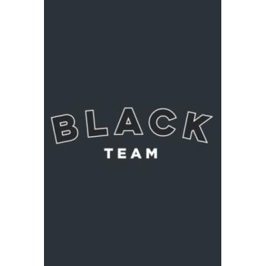 Imagem de Black Team Sports Field Day Colored: - 6 x 9 inches, To Do List Notebook, 120 Pages