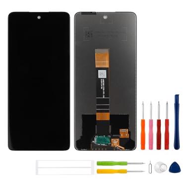 Imagem de SWARK Novo visor LCD compatível com TCL 50 XL [6,7 polegadas] (preto) Tela sensível ao toque digitalizador de substituição + ferramentas