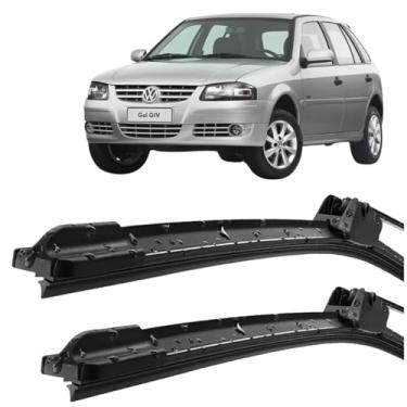 Imagem de Palheta Limpador ParaBrisa Gol Bola G4 2005 2006 2007 2008 2009 Silicone encaixe tipo Gancho