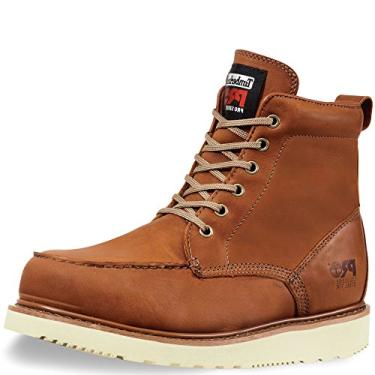 Imagem de Bota masculina Timberland PRO salto plataforma 15 cm, Rust, 13