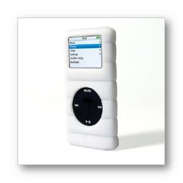 Imagem de Capa Speck FunSkin com clipe de cinto e protetor de tela para iPod Nano 1G (nublado)