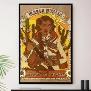Imagem de Genérico, Quadro Nordeste Maria Bonita Sertão Decorativo A3 35x45cm