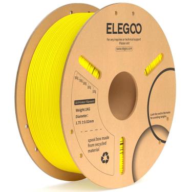 Imagem de Filamento para impressora 3D ELEGOO PLA Plus 1,75 mm amarelo 1 kg