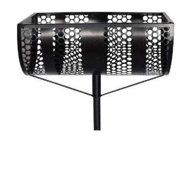 Imagem de Lixeira De Rua Calçada Com Tela Reforçada Aço - Paraiso Fabrica de Bri