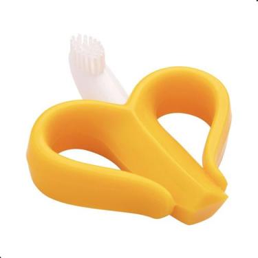 Imagem de Mordedor Silicone Massageador de Gengiva Banana Pimpolho