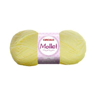 Imagem de Lã Mollet Novelo 100g 200m 0325 AMARELO CANDY