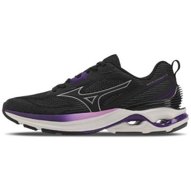 Imagem de Tênis de Corrida Feminino Mizuno Wave Dynasty 7, Preto, 38