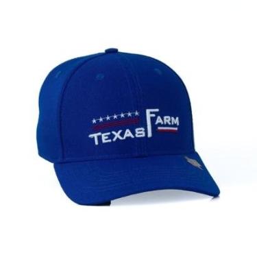 Imagem de Bone Texas Farm - Tf374 - Azul Royal Único-Unissex