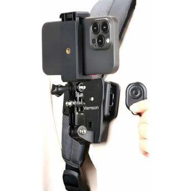 Imagem de Suporte Alça Mochila Ombro Compátivel Gopro E Celulares