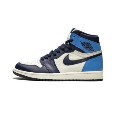 Imagem de Tênis masculino Jordan Air 1 Retro High OG 555088 140 Obsidian/azul universitário - tamanho 37
