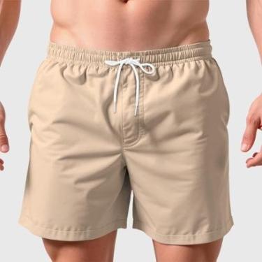 Imagem de Shorts Masculino em Tactel Liso com Bolsos Laterais-Masculino