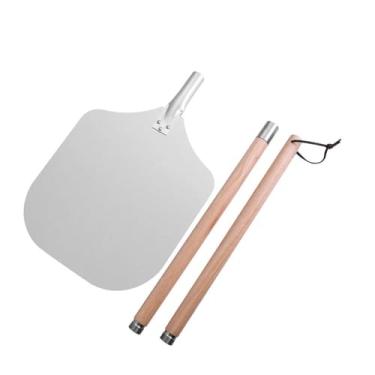 Imagem de WeiLaiKeQi Peel de pizza Fácil de usar ferramentas de cozinha multifuncionais para queijo, pão, frutas, legumes destacáveis, maçaneta de pizza paddle, 97.2cm com Caixa