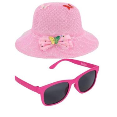 Imagem de Chapéu feminino infantil e oculos de sol , qualidade que sua filha ,me